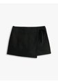 Falda Negro Pantalón De Lino Con Lazada Lateral Tommy Jeans de Tommy Hilfiger