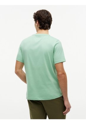 Camiseta Verde De Corte Regular Con Logo Gráfico Tommy Hilfiger