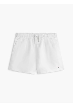 Bermuda Blanca De Lino Pull On Tommy Hilfiger