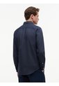 Camisa Azul De Corte Regular Manga Larga Con Tejido Dobby Tommy Hilfiger de Tommy Hilfiger