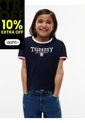Camiseta Manga Para Niña Corta Con Logo Gráfico Tommy Hilfiger de Tommy Hilfiger