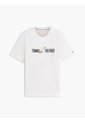 Camiseta Blanca De Corte Regular Con Logo Gráfico Tommy Hilfiger de Tommy Hilfiger