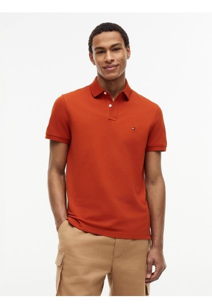 Polo Naranja 1985 De Corte Regular Tommy Hilfiger