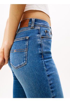 Jeans Azul Nora Skinny De Talle Medio Tommy Jeans