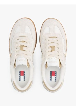 Tenis Beige The Greenwich De Cuero Tommy Hilfiger