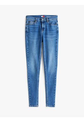 Jeans Azul Nora Skinny De Talle Medio Tommy Jeans