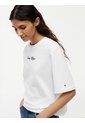 Camiseta Blanca Amplia De Cuello Redondo Con Logo Tommy Hilfiger de Tommy Hilfiger