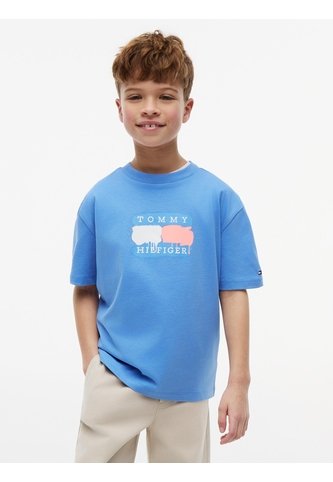 Camiseta Manga Para Niño Corta Con Logo Gráfico  Tommy Hilfiger Tommy Hilfiger
