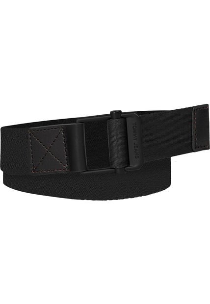 Cinturón Textil Para Hombre Gris Tommy Hilfiger