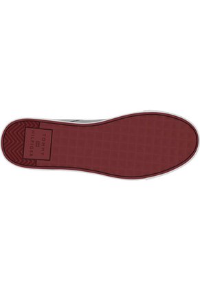 Tenis Cuero Con Monograma Hombre Azul Tommy Hilfiger