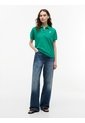 Polo Verde De Corte Regular Con Logo Bordado Tommy Hilfiger de Tommy Hilfiger