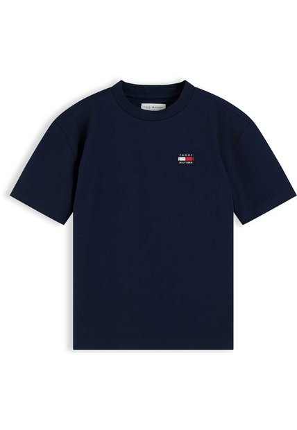 Camiseta Heritage Para Niño Manga Corta Con Logo De Parche Tommy Hilfiger