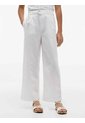 Pantalón Blanco De Pierna Ancha Con Cinturón Tommy Hilfiger de Tommy Hilfiger