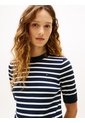 Saco Azul De Punto Fino Con Manga Corta Tommy Hilfiger de Tommy Hilfiger