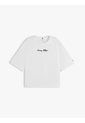 Camiseta Blanca Amplia De Cuello Redondo Con Logo Tommy Hilfiger de Tommy Hilfiger