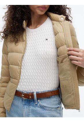 Chaqueta Naranja De Plumón Slim, Ligera Y Plegable Tommy Hilfiger