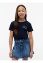 Camiseta De Para Niña Corte Slim Con Logo De Cuerda Tommy Hilfiger de Tommy Hilfiger