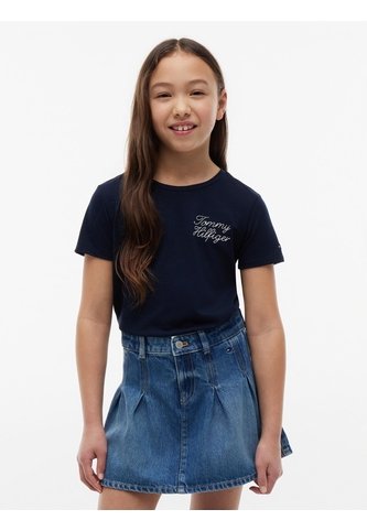 Camiseta De Para Niña Corte Slim Con Logo De Cuerda Tommy Hilfiger Tommy Hilfiger