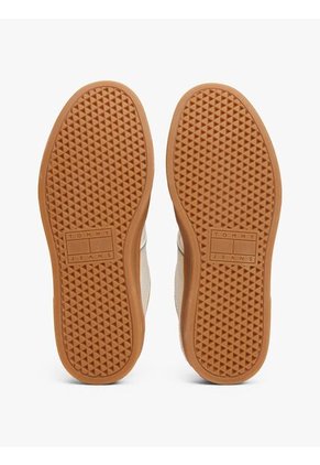 Tenis Beige The Greenwich De Cuero Tommy Hilfiger