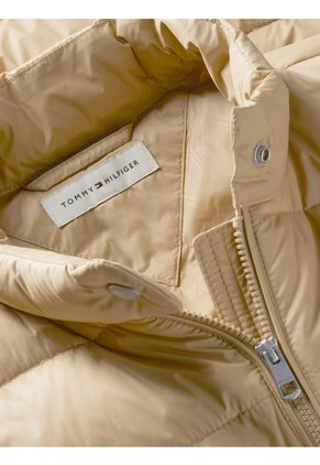 Chaqueta Naranja De Plumón Slim, Ligera Y Plegable Tommy Hilfiger