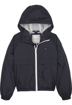 Chaqueta Essential Con Gorro Niña Azul Tommy Hilfiger