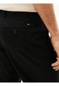 Pantalón Negro Chino Harlem De Sarga Con Pierna Cónica Tommy Hilfiger de Tommy Hilfiger