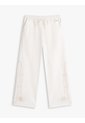 Pantalón Blanco Con Cordón, Calado Y Lino Tommy Jeans de Tommy Hilfiger