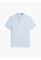 Polo Celeste De Corte Regular Con Tapeta Oculta Tommy Hilfiger de Tommy Hilfiger