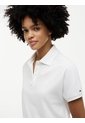 Polo Blanco De Corte Regular Con Logo Bordado Tommy Hilfiger de Tommy Hilfiger