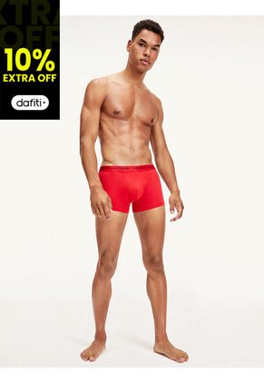 Pack De 3 Calzoncillos Trunk. Tommy Hilfiger Rojo