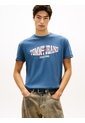 Camiseta Multicolor De Punto Con Logo Ondulado Tommy Jeans de Tommy Hilfiger