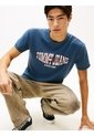 Camiseta Multicolor De Punto Con Logo Ondulado Tommy Jeans de Tommy Hilfiger