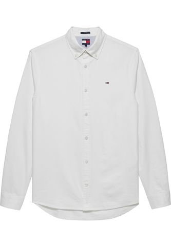 Camisa Blanca Oxford De Corte Regular Tommy Jeans Tommy Hilfiger