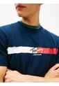 Camiseta Multicolor De Punto Con Logo Con La Firma Tommy Jeans de Tommy Hilfiger