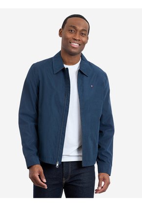 Chaqueta Azul Turin De Corte Ligero Con Logo Tommy Hilfiger