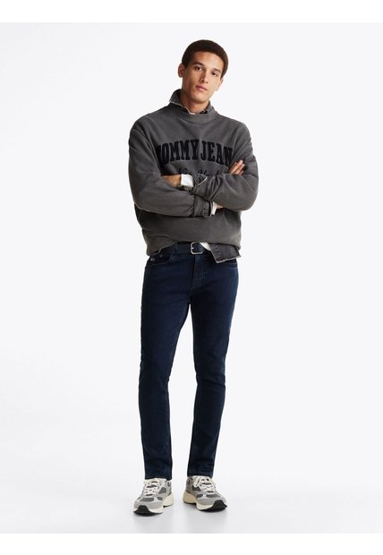 Jeans Azul Austin De Corte Slim Tapered Tommy Jeans