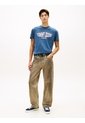 Camiseta Multicolor De Punto Con Logo Ondulado Tommy Jeans de Tommy Hilfiger