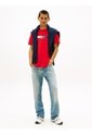 Camiseta Roja De Punto Con Logo Con La Firma Tommy Jeans de Tommy Hilfiger