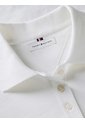 Polo Blanco De Corte Regular Con Logo Bordado Tommy Hilfiger de Tommy Hilfiger