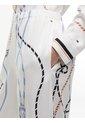 Pantalón Blanco Recto Amplio Con Estampado De Cuerdas Tommy Hilfiger de Tommy Hilfiger