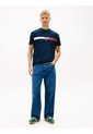 Camiseta Multicolor De Punto Con Logo Con La Firma Tommy Jeans de Tommy Hilfiger