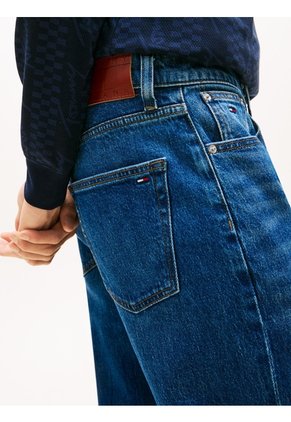 Jeans Azul Ajustados Con Efecto Desteñido Tommy Jeans