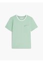 Camiseta Verde De Punto Con Cuello De Malla Tommy Hilfiger de Tommy Hilfiger