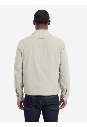 Chaqueta Beige Turin De Corte Ligero Con Logo Tommy Hilfiger