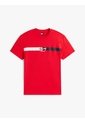 Camiseta Roja De Punto Con Logo Con La Firma Tommy Jeans de Tommy Hilfiger