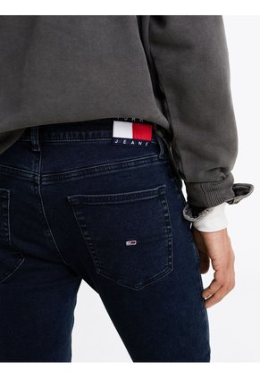 Jeans Azul Austin De Corte Slim Tapered Tommy Jeans