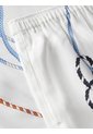 Pantalón Blanco Recto Amplio Con Estampado De Cuerdas Tommy Hilfiger de Tommy Hilfiger