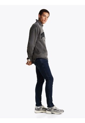 Jeans Azul Austin De Corte Slim Tapered Tommy Jeans