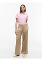 Camiseta Rosa De Cuello Redondo Con Logo Bordado Tommy Hilfiger de Tommy Hilfiger