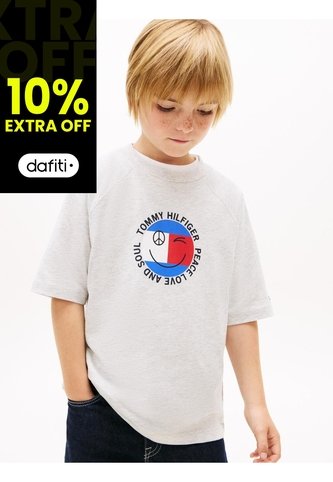 Camiseta Con Para Niño Logo Gráfico Tommy Hilfiger Tommy Hilfiger